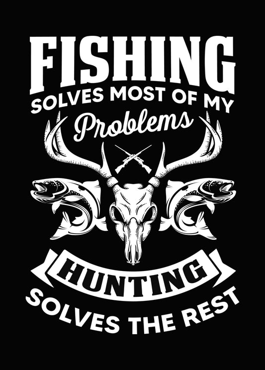 Hunting Typography Design DTF Transfer
