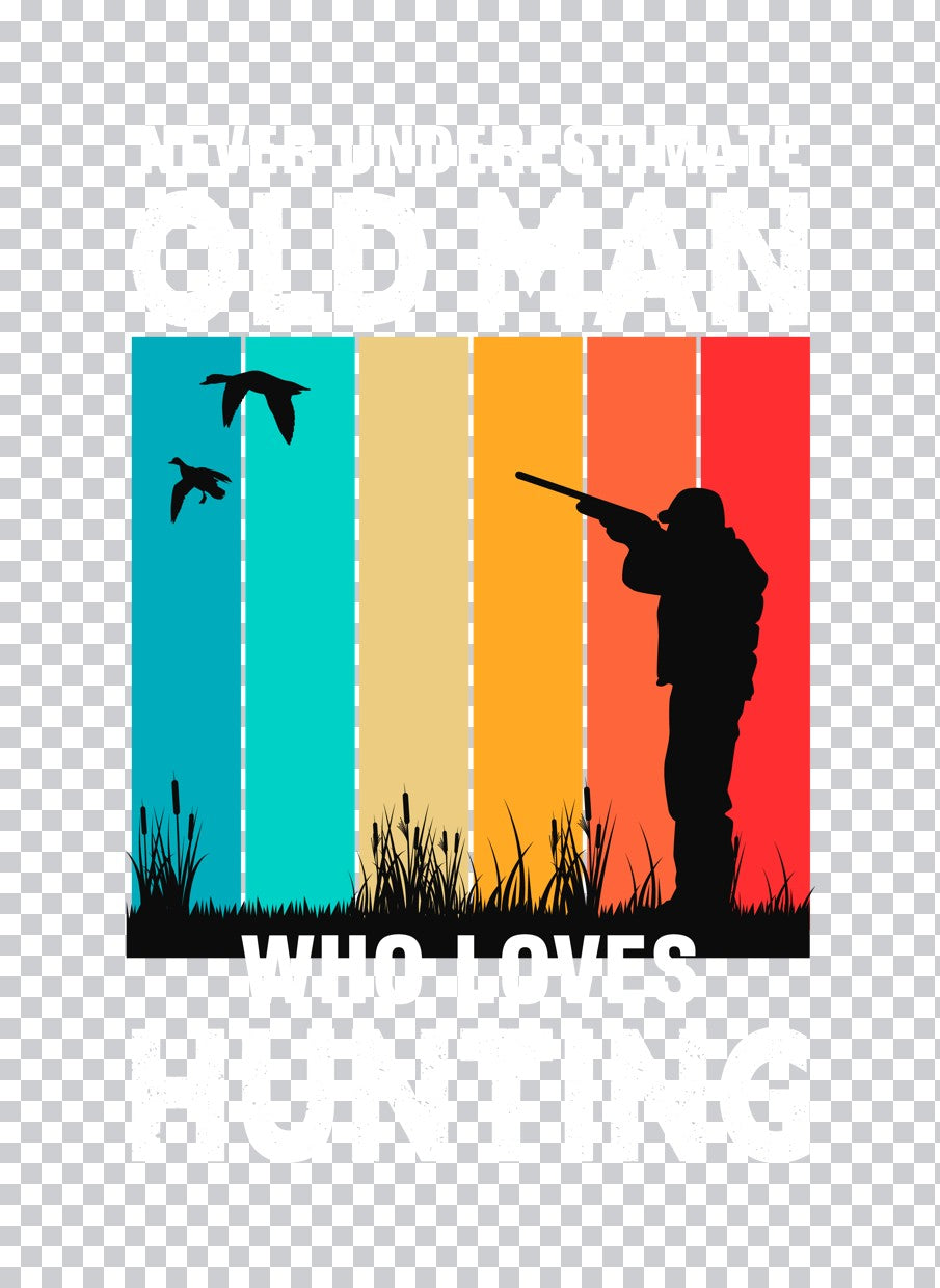 Retro Sunset Duck Hunting DTF Transfer
