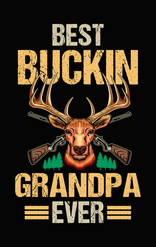 Best Buckin Grandpa Ever DTF Transfer