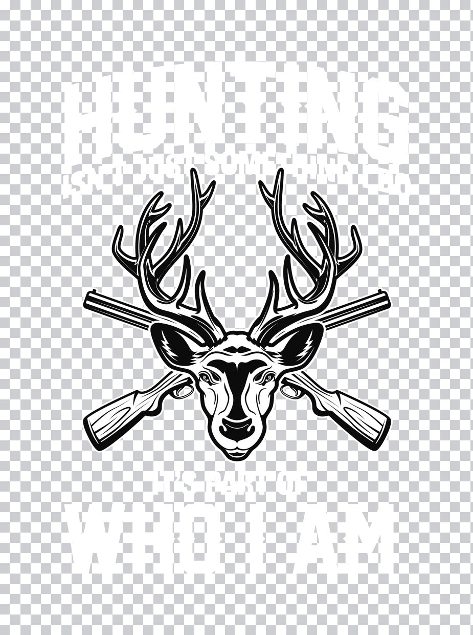 Stag and Crossed Rifles DTF Transfer