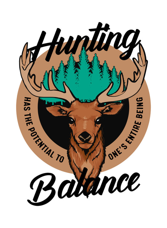 Hunting Balance Forest Stag DTF Transfer