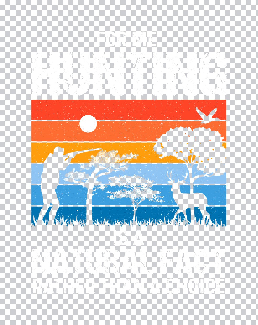 Vintage Sunset Hunter DTF Transfer