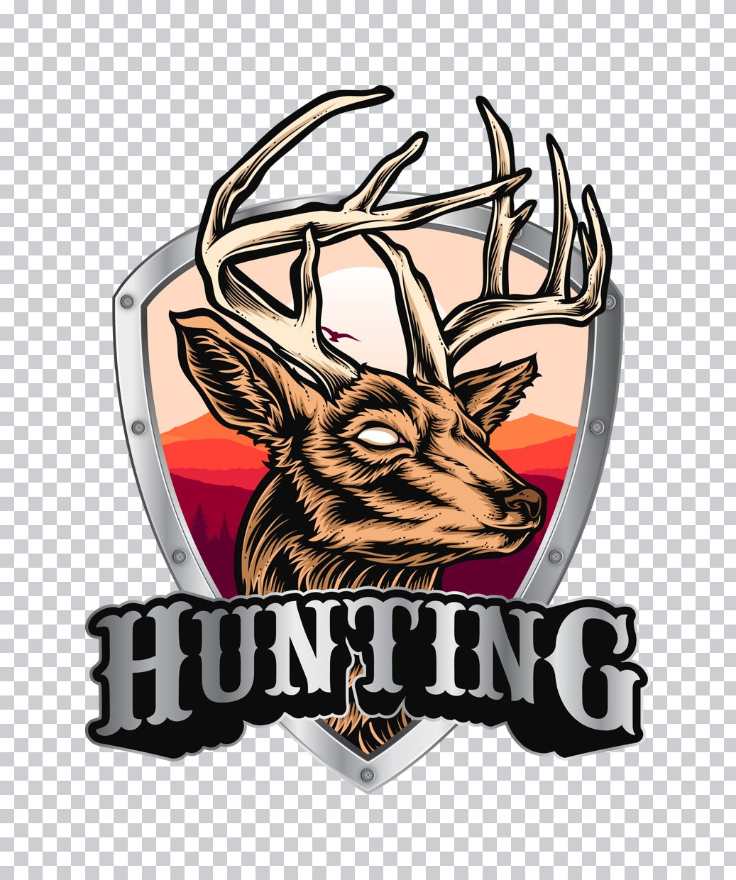 Hunting Shield Deer DTF Transfer