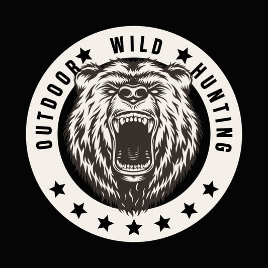 Wild Outdoor Hunting Bear DTF Transfer