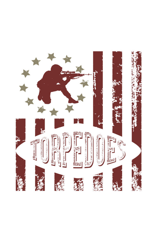 Damn The Torpedoes Military DTF Transfer