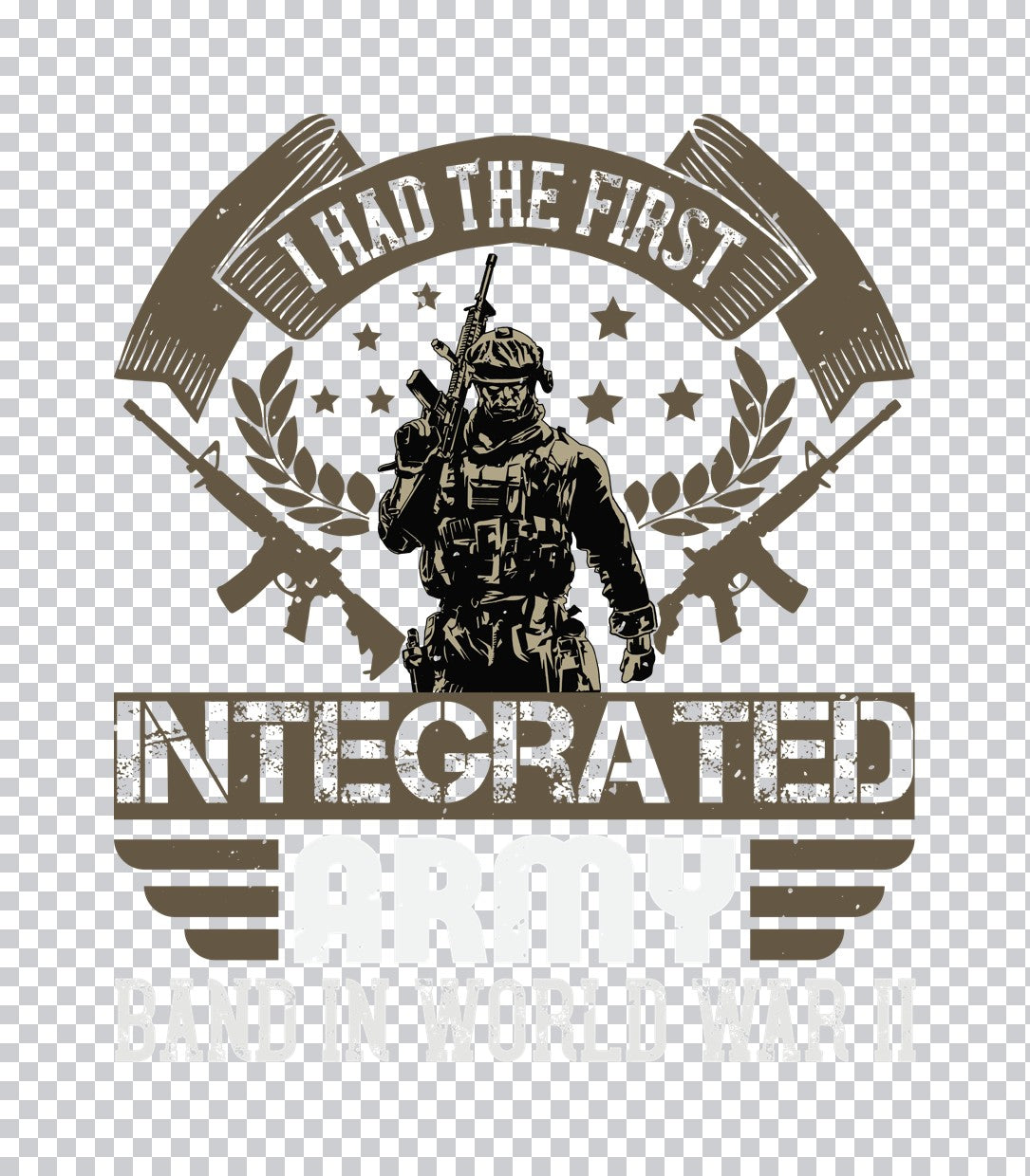 Integrated Army Band Tribute DTF Transfer