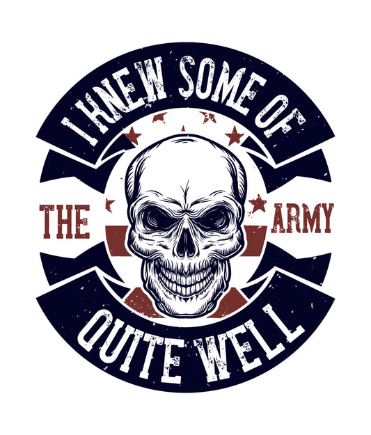 Patriotic Skull with Stars DTF Transfer