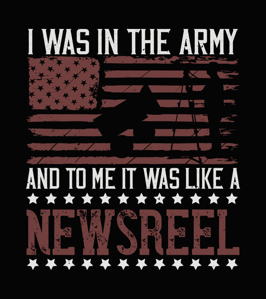 Army Newsreel Vintage Style DTF Transfer