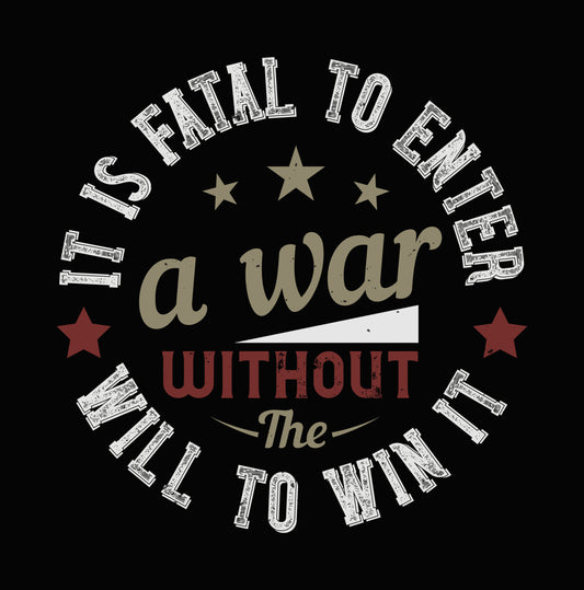 Military Strategy Quote DTF Transfer