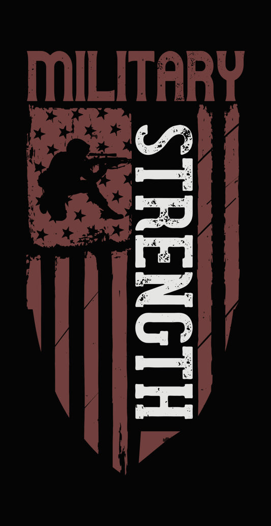 Military Strength Shield DTF Transfer