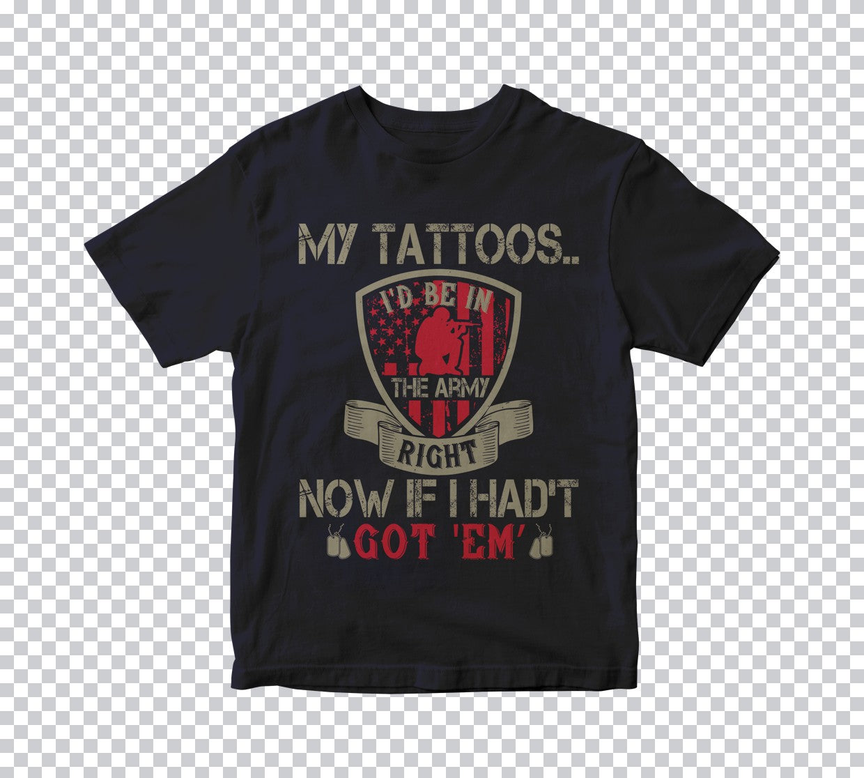 My Tattoos Army Regret DTF Transfer