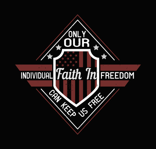 Soldier Faith In Freedom DTF Transfer