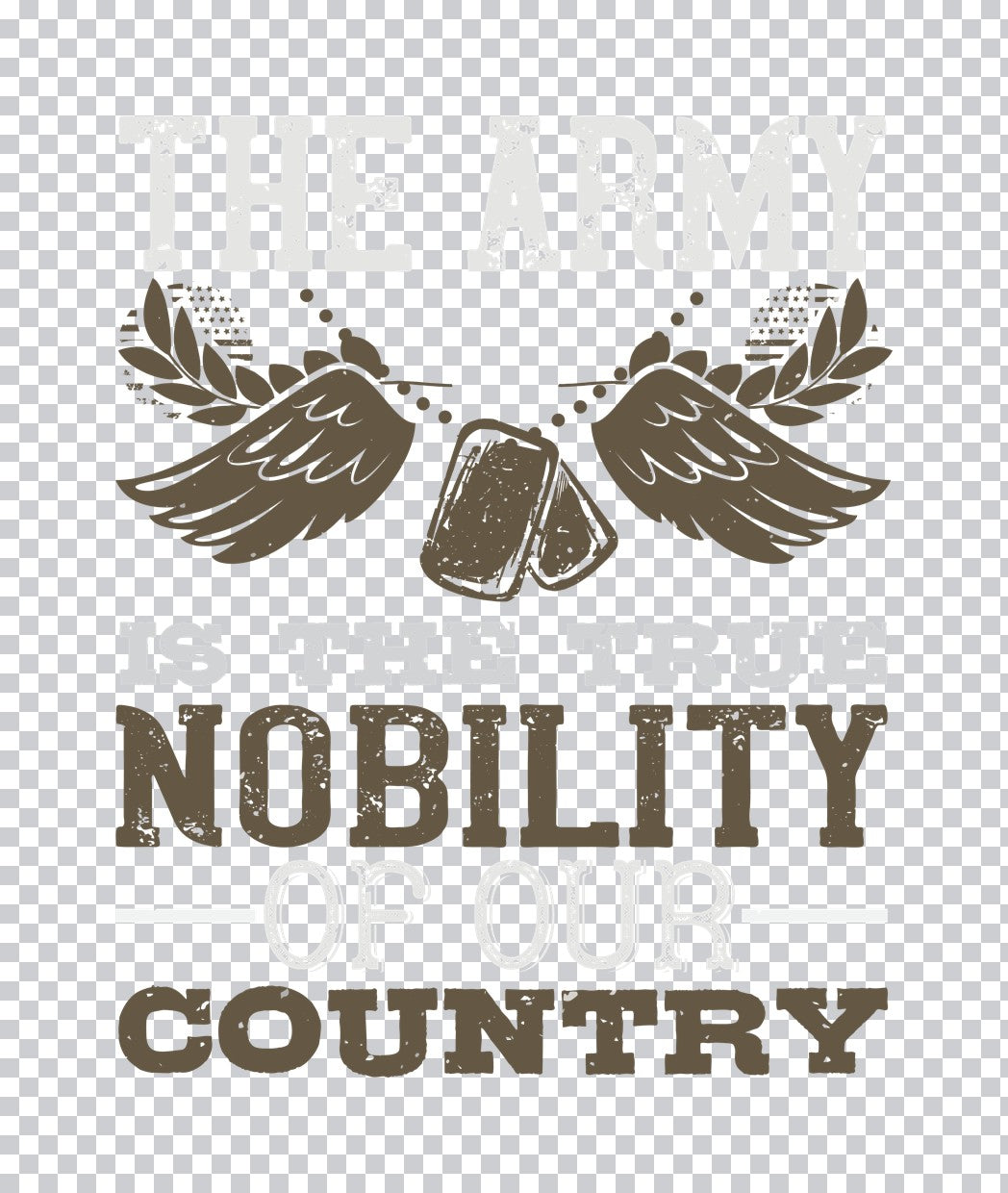The Army Nobility DTF Transfer