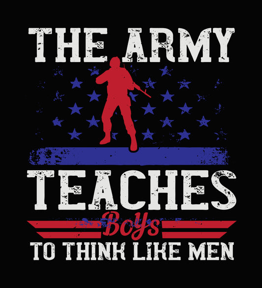 Army Teaches Boys To Think DTF Transfer