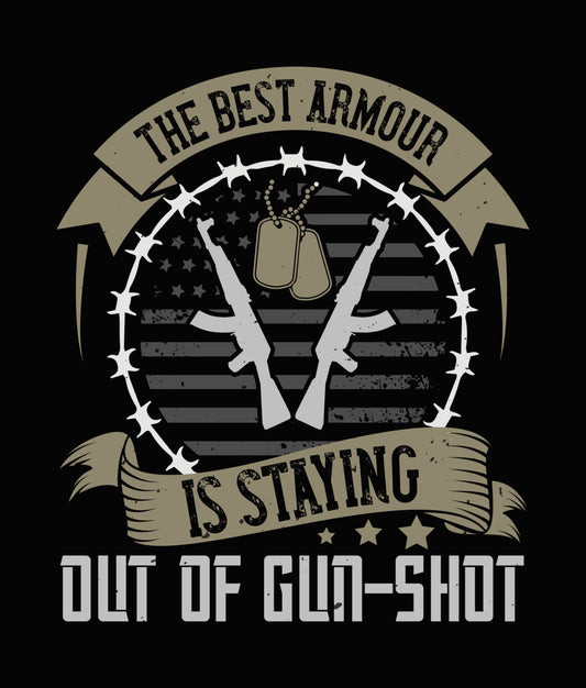 Best Armour Staying Out of Range DTF Transfer