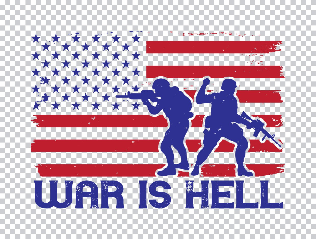 War Is Hell DTF Transfer