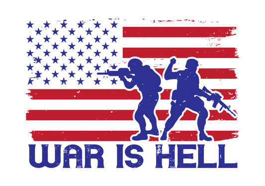 War Is Hell DTF Transfer