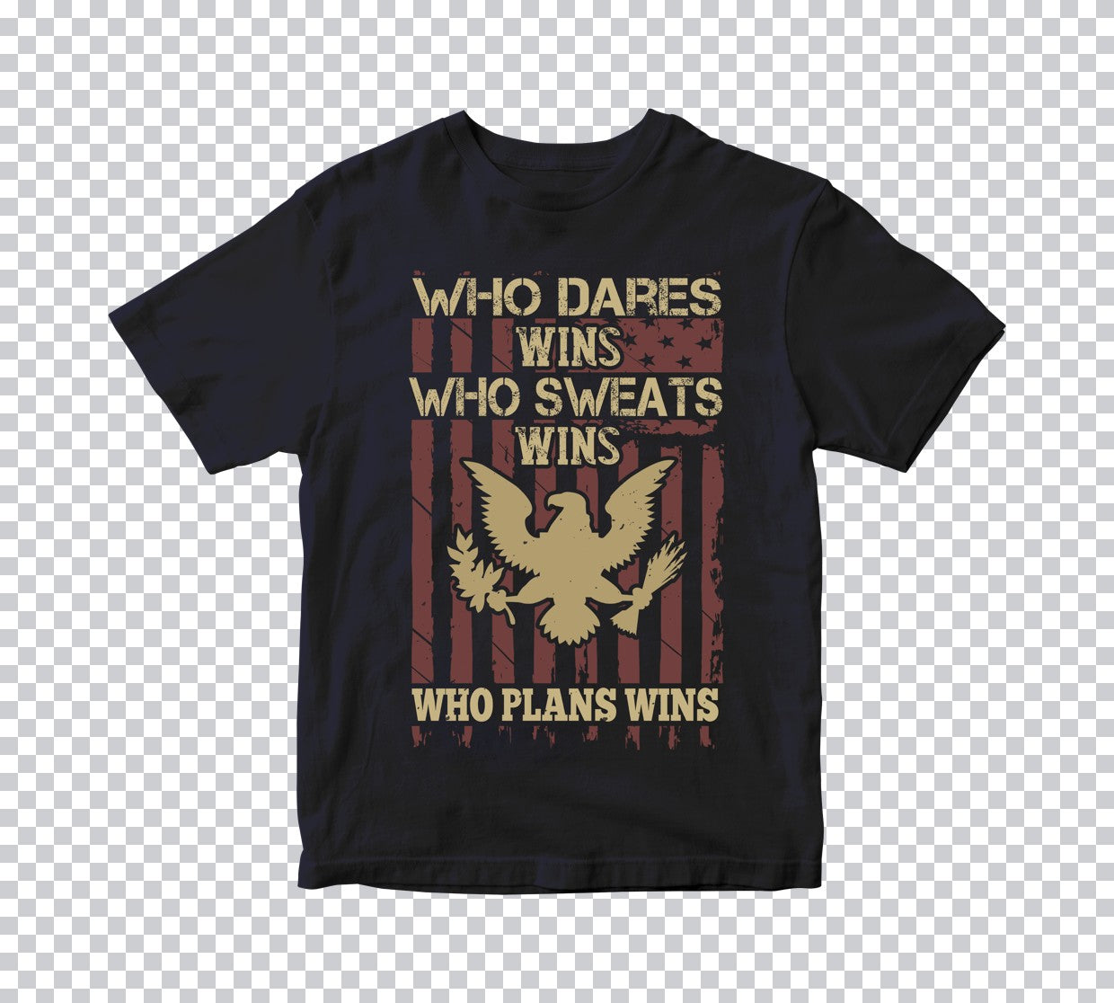 Who Dares Wins Eagle Emblem DTF Transfer