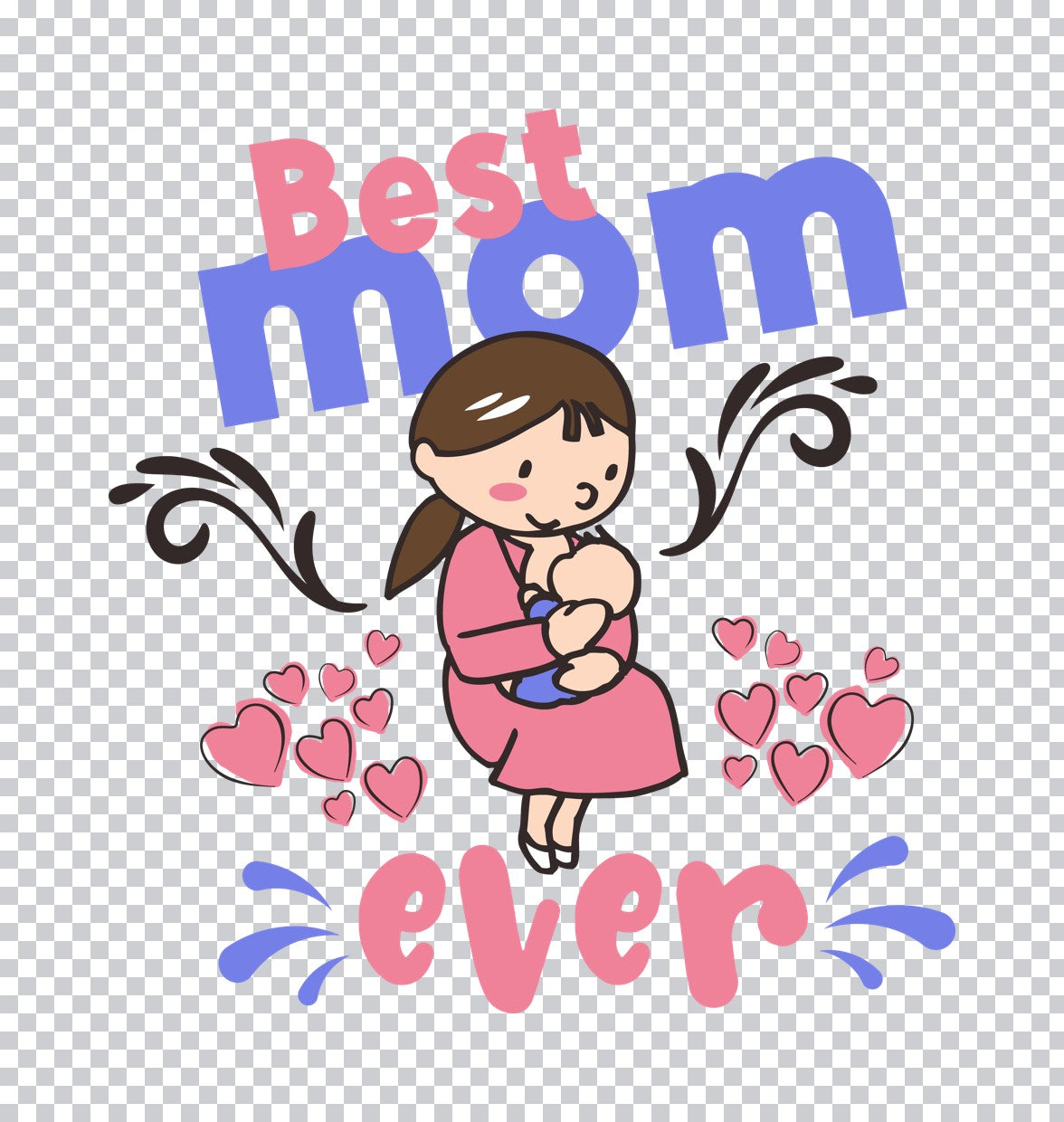 Super Cool Mom Killing It DTF Transfer