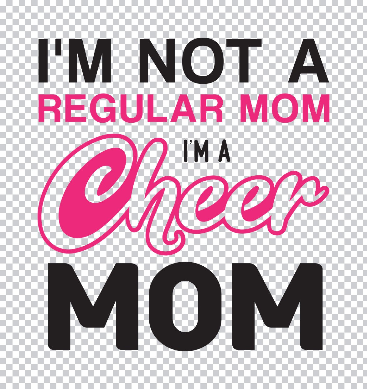 Cheer Mom Custom DTF Transfer