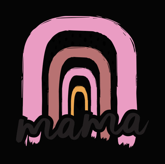 Mama Boho Rainbow DTF Transfer