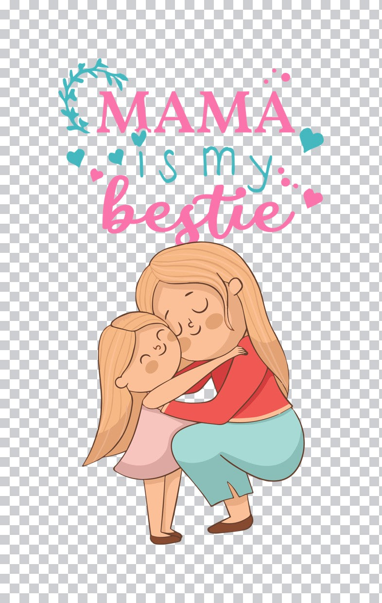 Mama Is My Bestie DTF Transfer