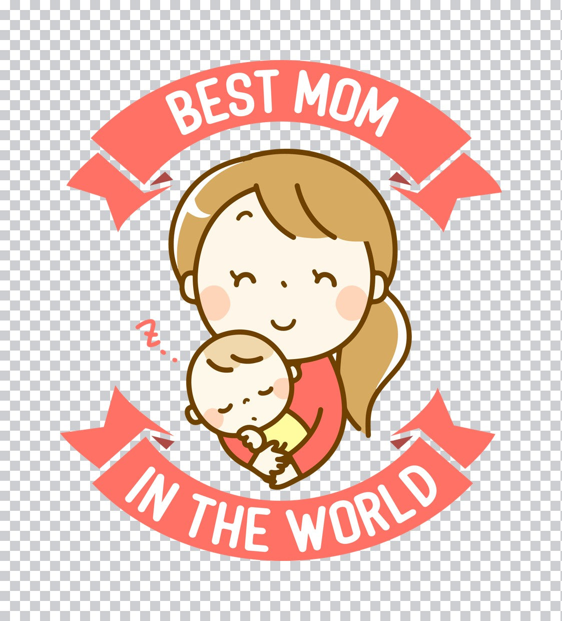 Best Mom in the World DTF Transfer