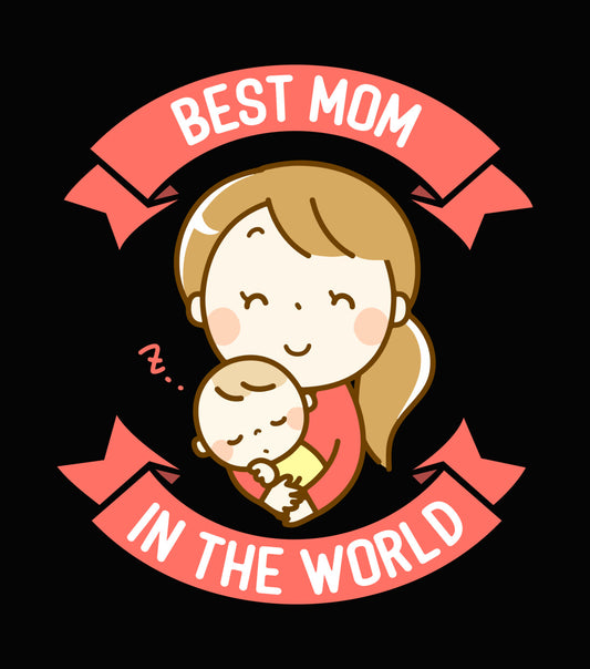 Best Mom in the World DTF Transfer