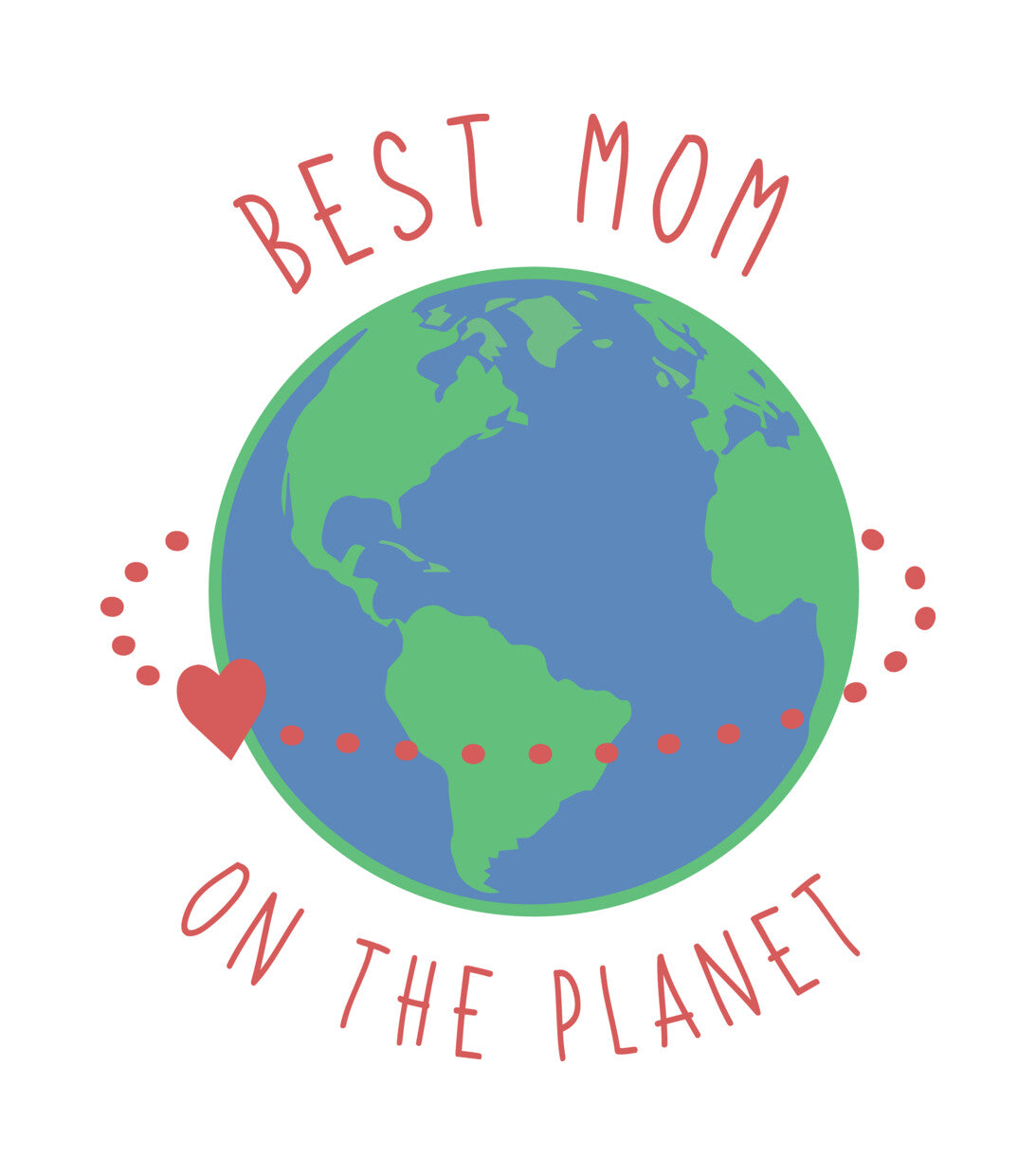 Best Mom on the Planet DTF Transfer