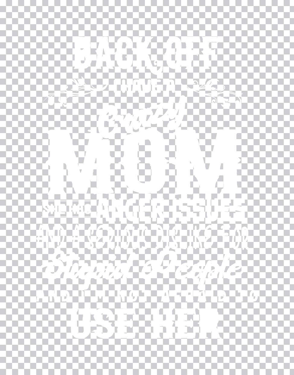 Mama Floral Script DTF Transfer