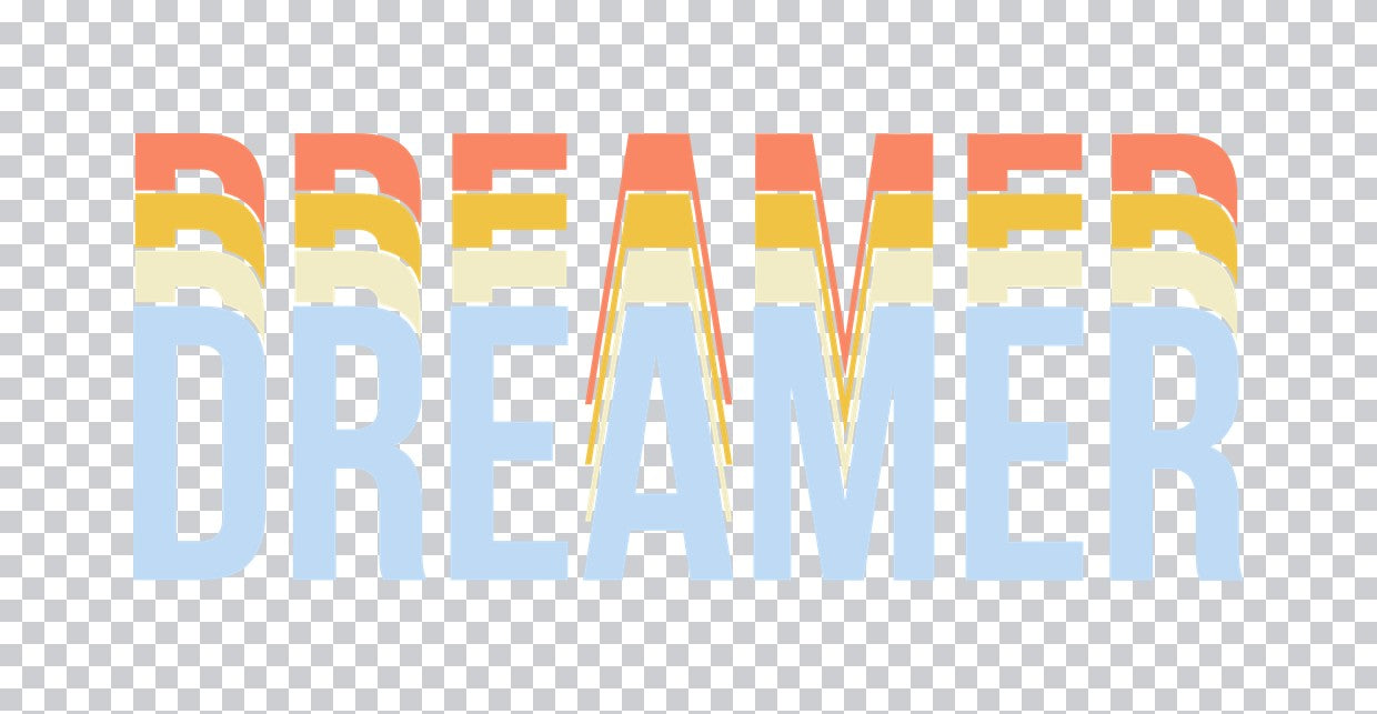 Dreamer Retro Sunset DTF Transfer