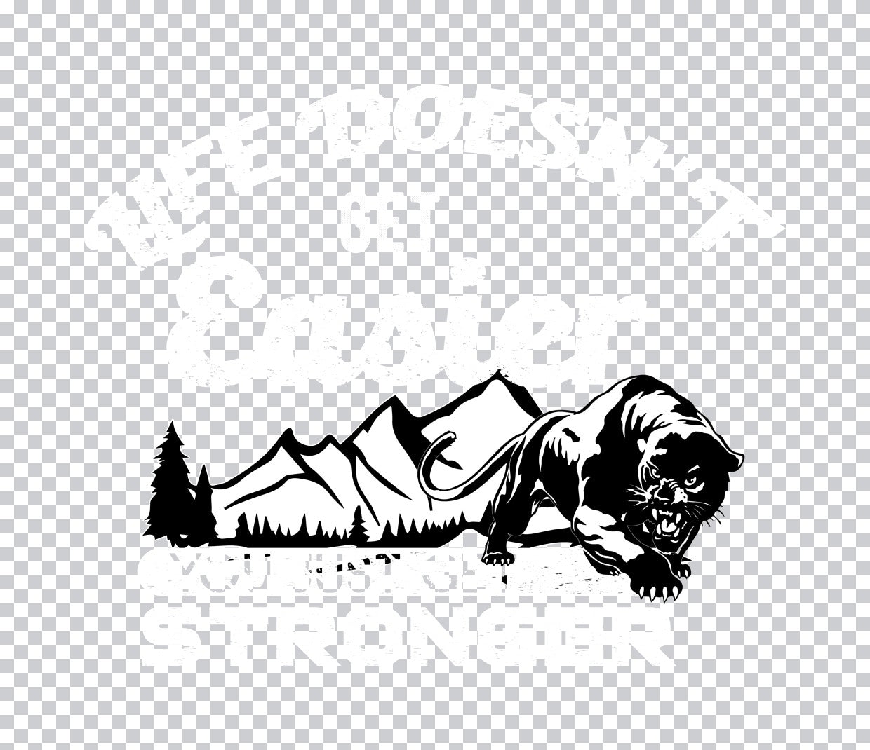 Mountain Panther Wilderness Design DTF Transfer