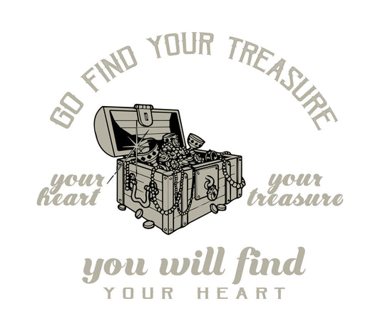 Treasure Chest Motivational Quote DTF Transfer
