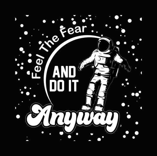 Floating Astronaut Space Explorer DTF Transfer