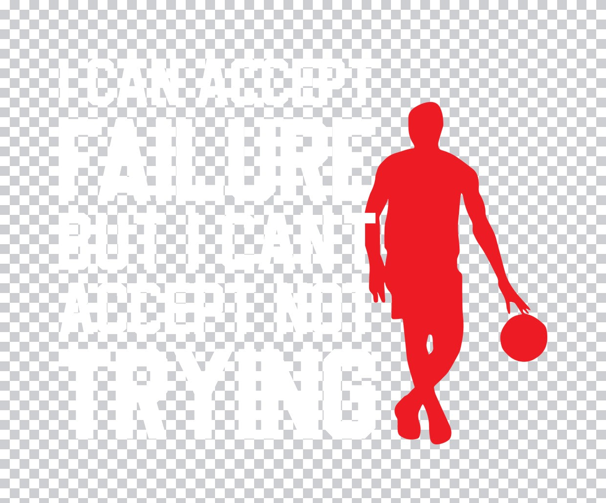 Basketball Player Silhouette DTF Transfer