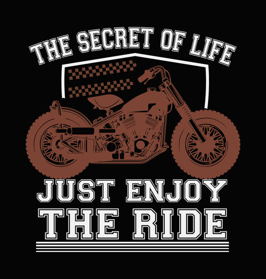 Enjoy The Ride Motorcycle DTF Transfer