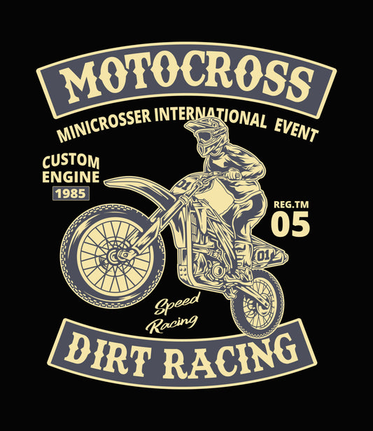 Motocross Dirt Racing DTF Transfer