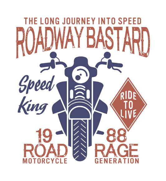 Roadway Bastard Speed King DTF Transfer