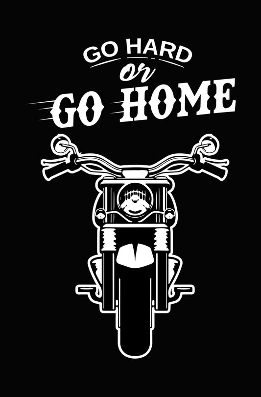 Motorcycle Handlebars and Headlight DTF Transfer