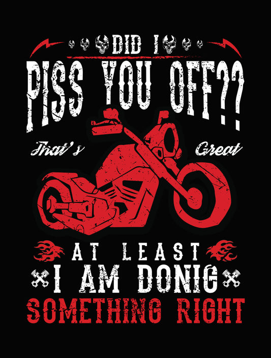 Skull Lightning Motorcycle Graphic DTF Transfer