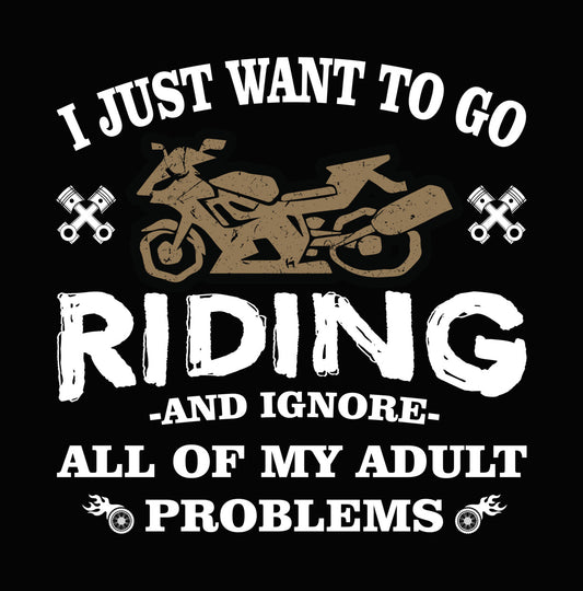 Distressed Sport Bike Graphic DTF Transfer
