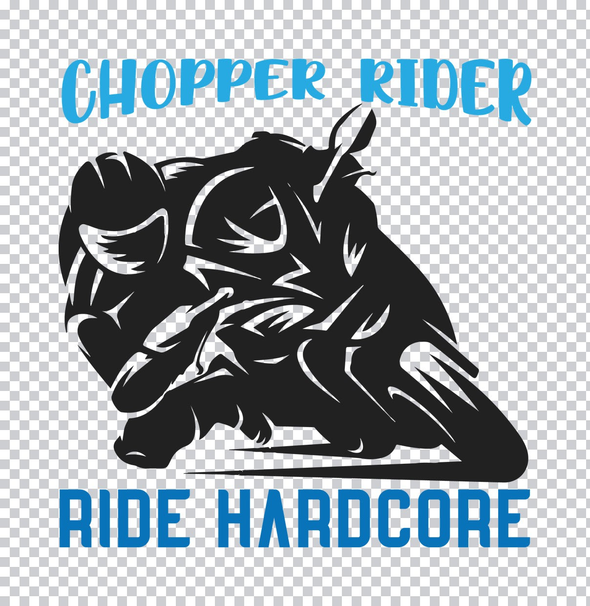 Chopper Rider Hardcore DTF Transfer