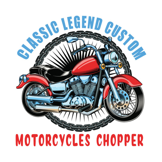 Classic Legend Custom Chopper DTF Transfer