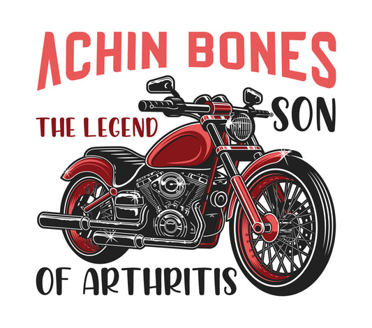 Achin Bones Arthritis Biker DTF Transfer