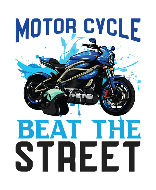 Beat The Street Sportbike DTF Transfer