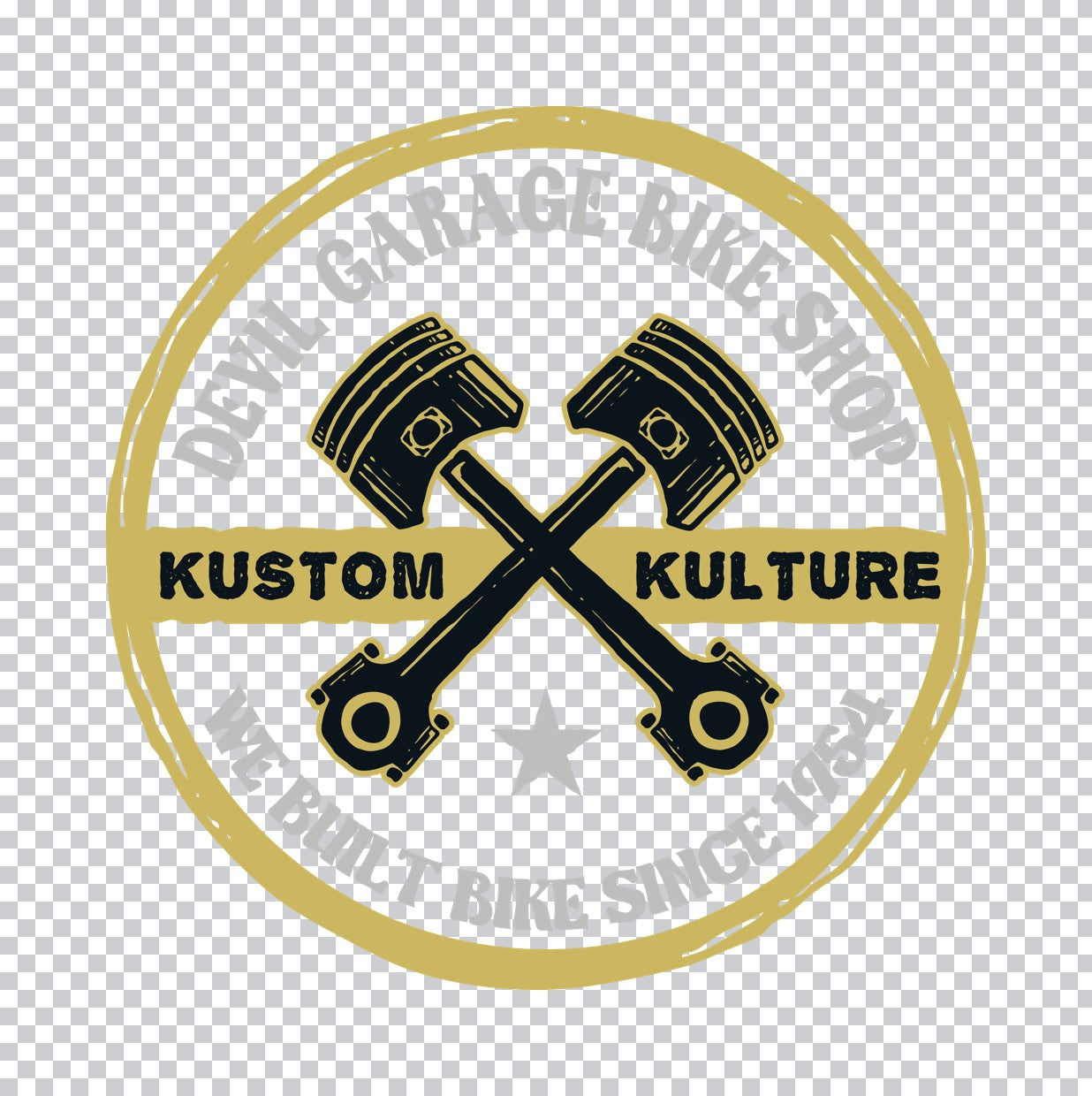 Devil Garage Kustom Kulture DTF Transfer