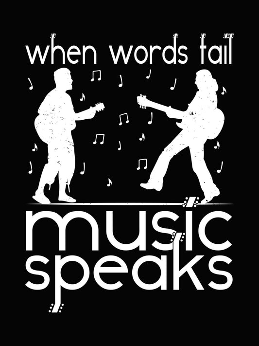 Without Music Life Would Be A Mistake DTF Transfer