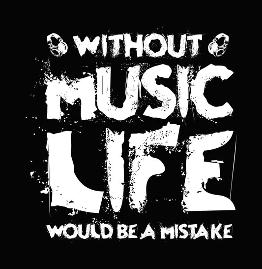 Retro Music Cassette Graphic DTF Transfer