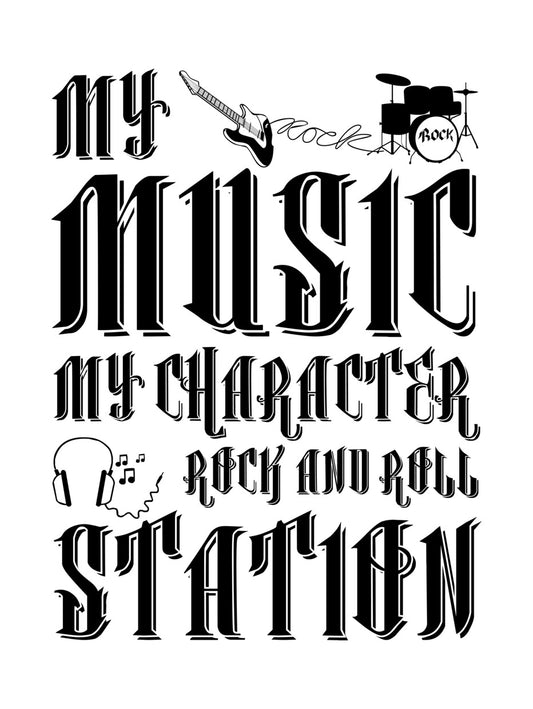 My Music My Character DTF Transfer
