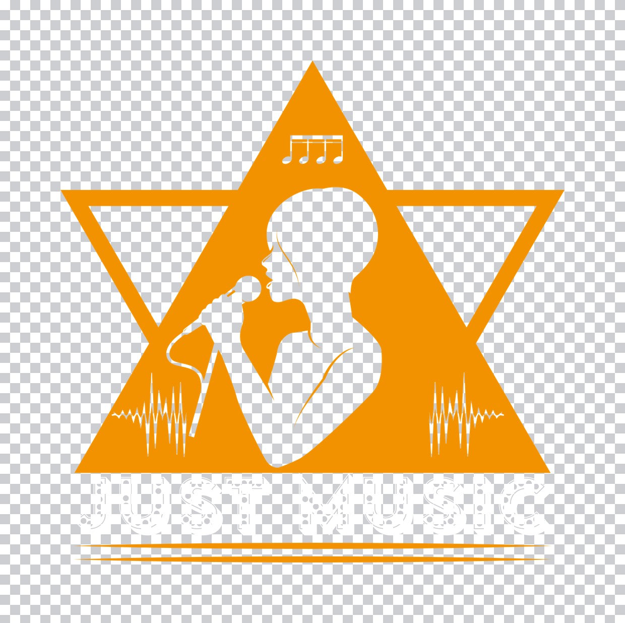 Vocalist Star Silhouette DTF Transfer